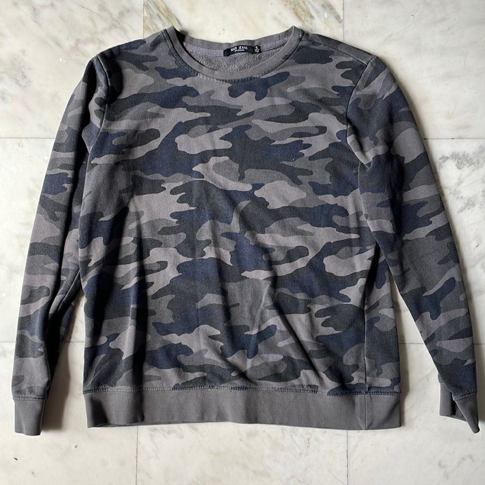 Max Jeans Camo Crewneck Sweatshirt
